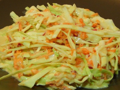 Cómo hacer ensalada agridulce de repollo y zanahoria