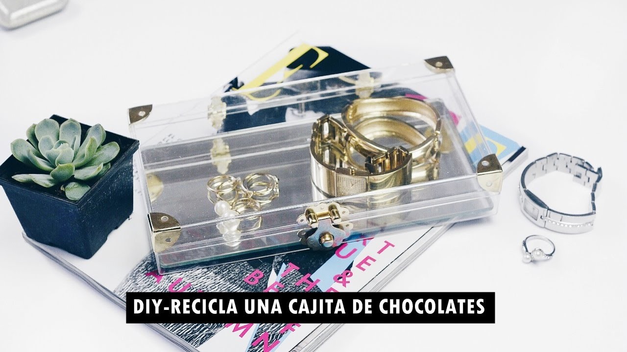DIY-RECICLA UNA CAJA DE CHOCOLATES