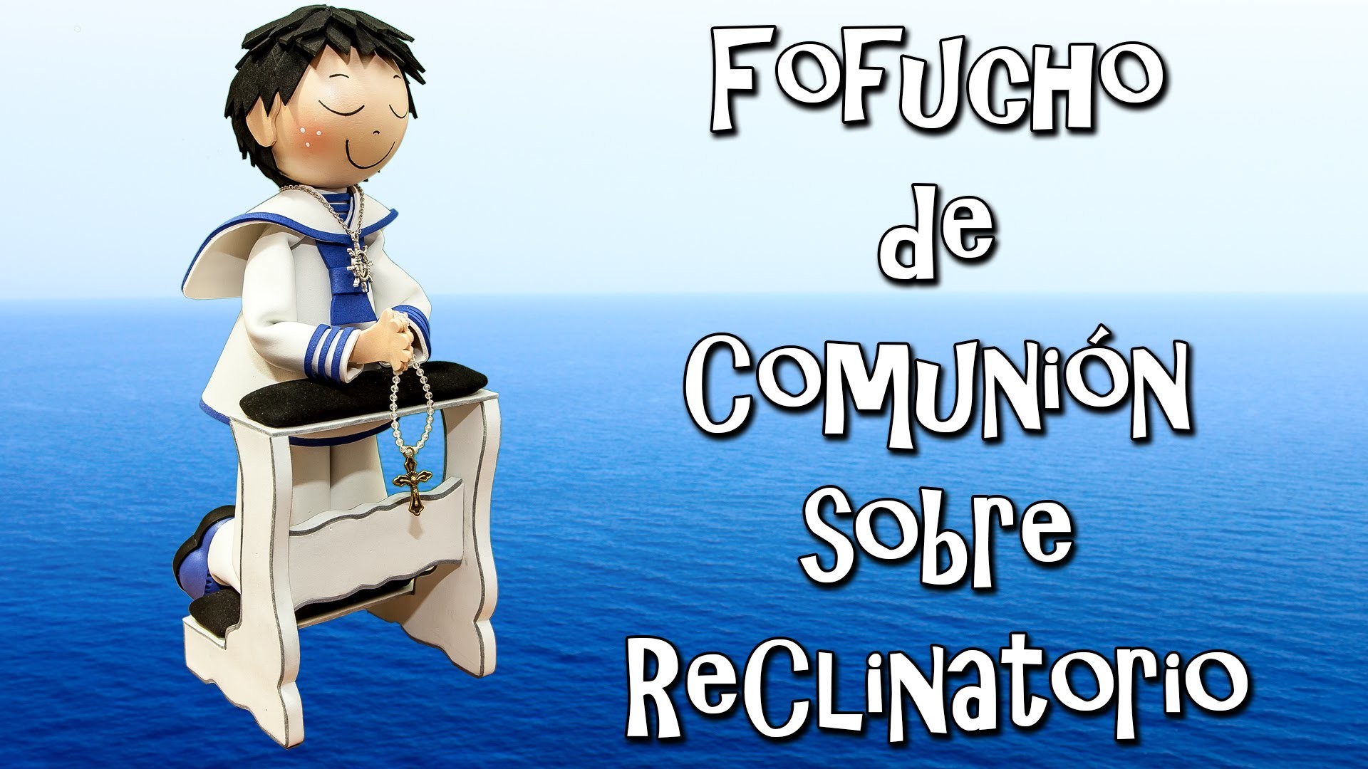 FOFUCHO DE COMUNIÓN SOBRE RECLINATORIO - GOMA EVA