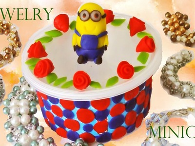 Haz lindos regalos de cumpleaños joyero minions - How to make nice gifts of jewelry birthday minions