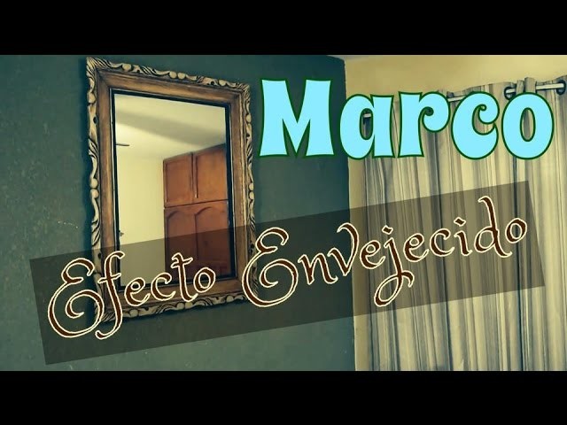 Marco Efecto Vintage-Antiguo-Envejecido DIY