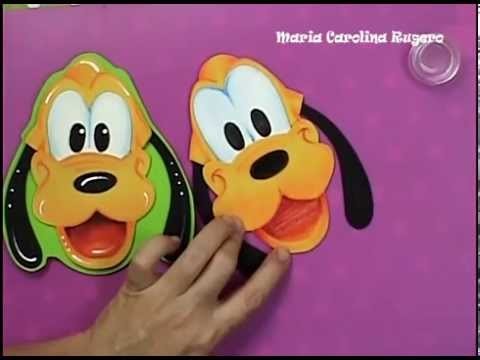 Maria Carolina Rugero Pluto en foamy tecnica creyon