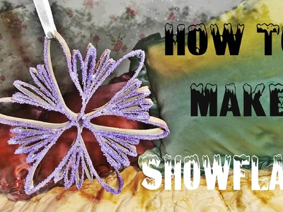 Novogodisnje dekoracije #6 Kako napraviti pahulju. DIY Snowflake. Copo de nieve