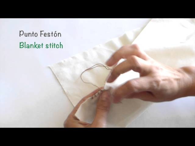 Punto Festón. Blanket stitch