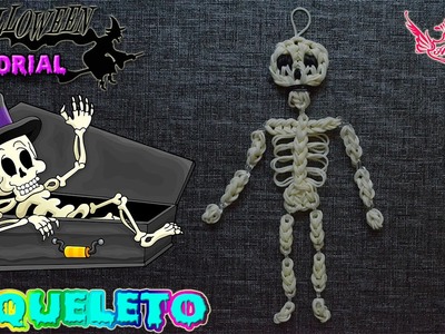 ♥ Tutorial Halloween: Esqueleto (sin telar) ♥