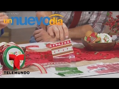 Aprende a preparar centros de mesas sin gastar mucho dinero | Un Nuevo Día | Telemundo