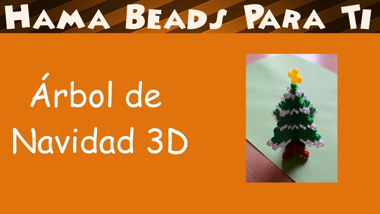 Árbol de Navidad 3D - Tutorial Hama Beads