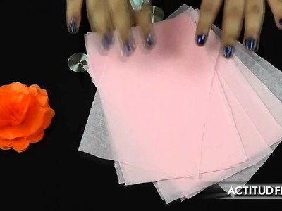 DIY    HTM Flores de papel de china, cómo hacerlas