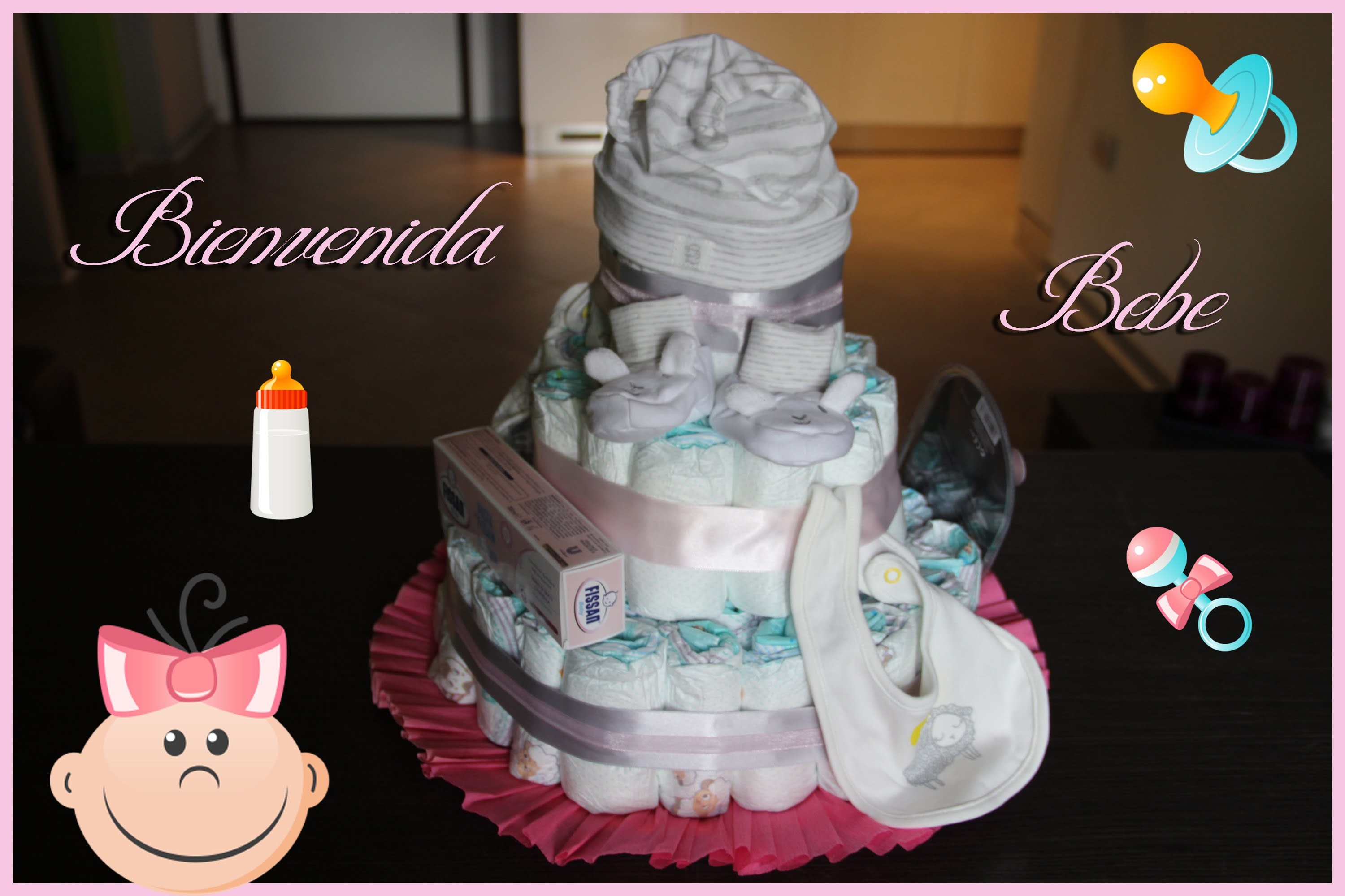 DIY - Torta de Pañales - Bienvenida bebè!!