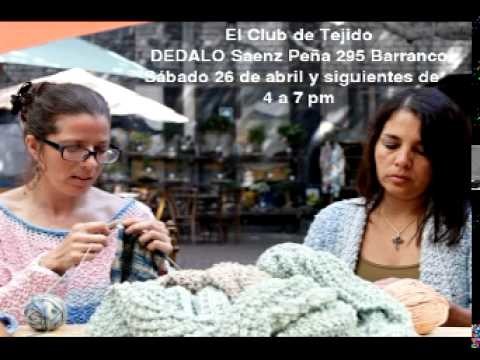 El Club de Tejido en Dedalo. Entrevista en Meridiano