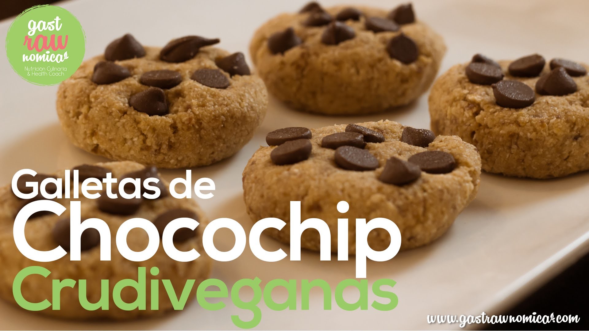 Galletas SIN HORNEAR "Choco Chip" VEGANAS