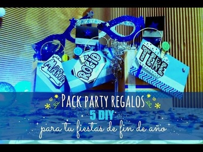 Manualidades: Pack Party 5 DIY para regalar en tu fiesta de fin de año