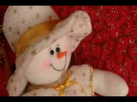 Muñecos Navideños: Muñequita de Nieve