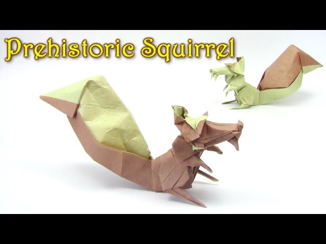 Origami Squirrel by Sergio L. Guarachi V. - Yakomoga Origami tutorial
