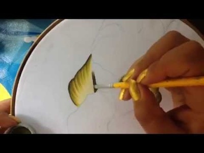 Pintura en tela carpeta tulipanes # 1 con cony