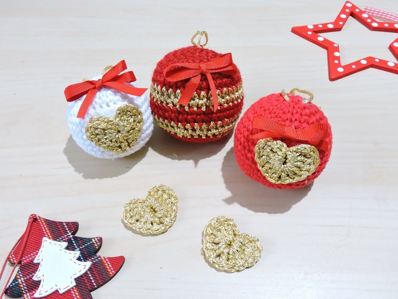 Bolas de Navidad de ganchillo - Crochet Christmas Ornaments