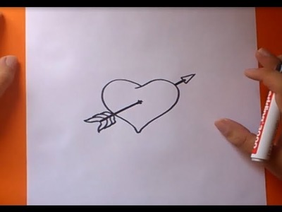 Como dibujar un corazón paso a paso 2 | How to draw a heart 2