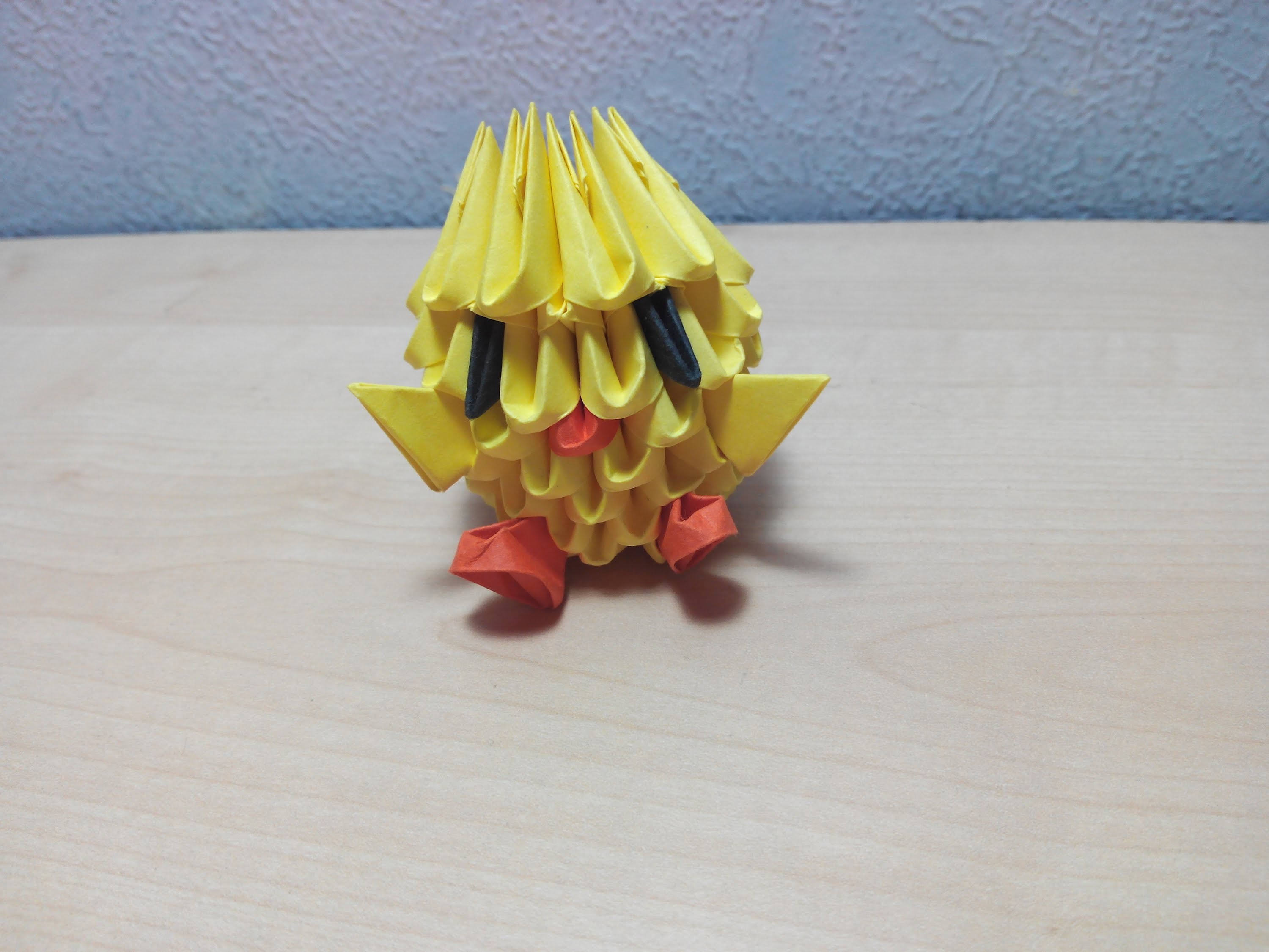 Como hacer un pollito origami 3d Origami3