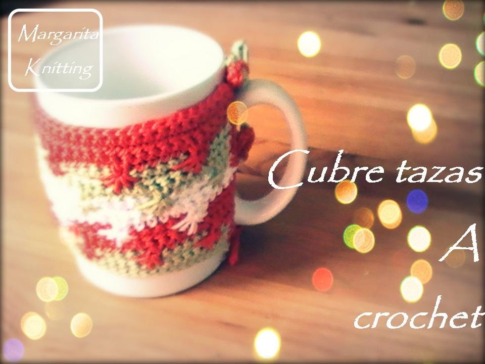 Cubre tazas a crochet (diestro)