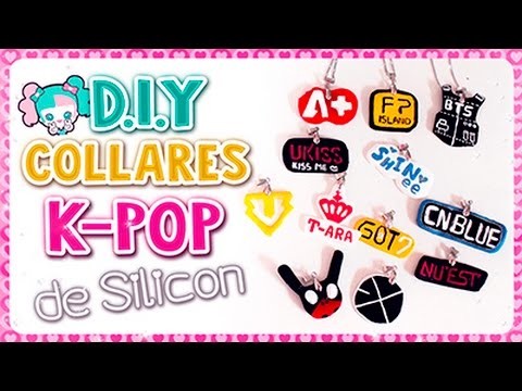 DIY ✔ COLLARES K-POP DE SILICON l Fabbi Lee