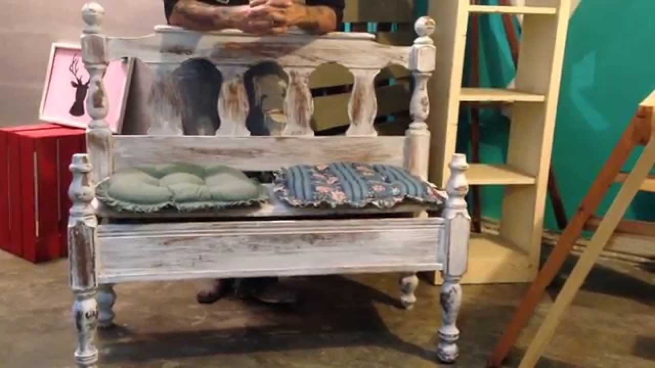 DIY con venado - banca con cabecera de cama