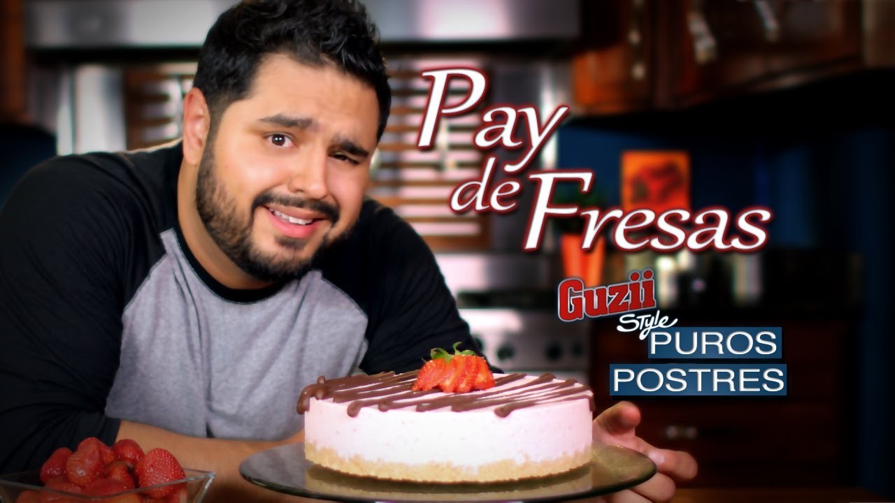 Pay de Fresas con Chocolate (Sin Hornear) - Guzii Style