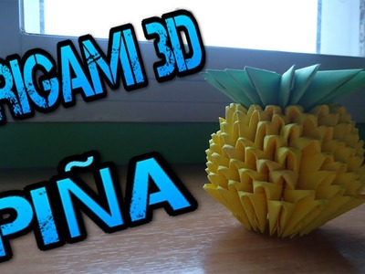 Piña de Origami 3D