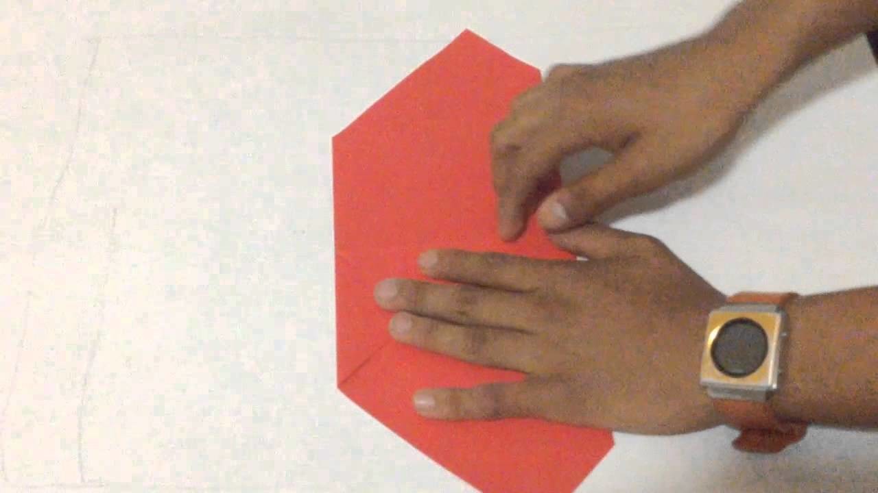 TUTORIAL- Corazon de Origami.Origami Heart