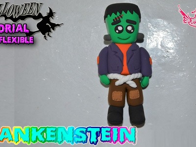 ♥ Tutorial Halloween: Frankenstein de Masa Flexible ♥