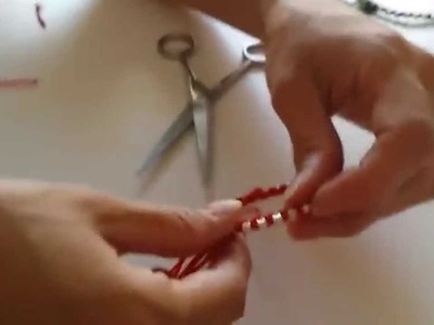 DIY:COMO HACER PULSERAS DE HILO FACIL(RECICLA TUS ACCESORIOS)