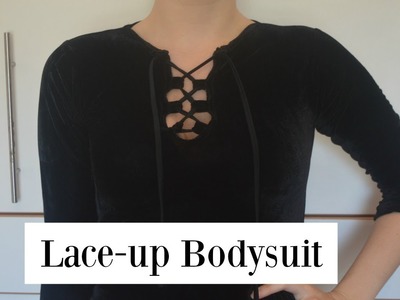 DIY : Como hacer un Lace-up Bodysuit