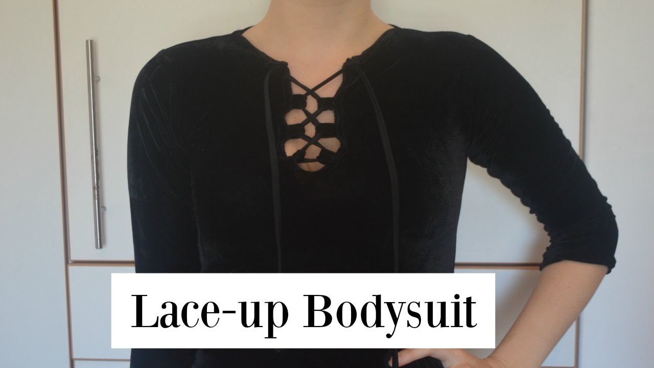 DIY : Como hacer un Lace-up Bodysuit