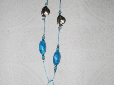 DIY Collar abierto o de tipo Lariat