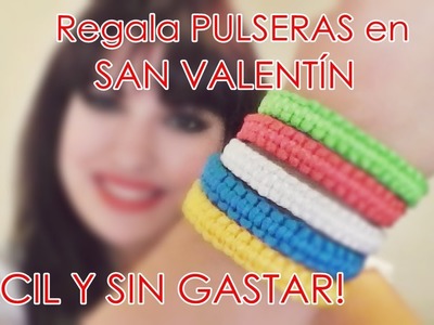 DIY: Regala PULSERAS en SAN VALENTIN!! ♥ I am Gladys. Bracelets for VALENTIN'S DAY