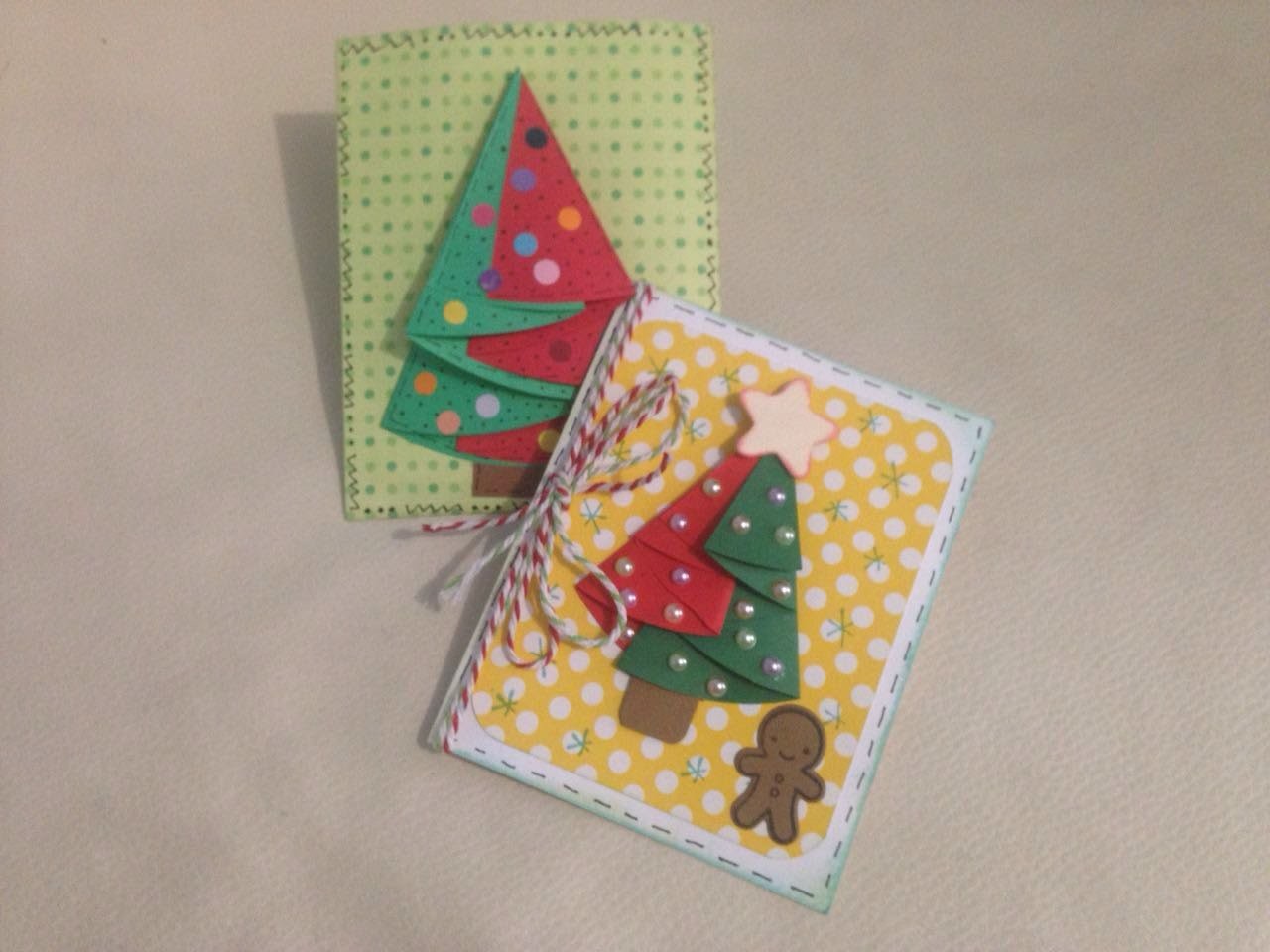 DIY Tarjeta árbol de navidad 3D