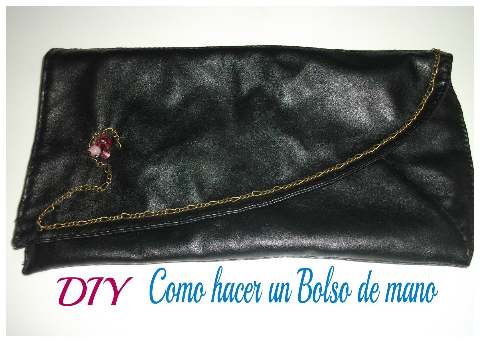 Diy como hacer un bolso de mano parte 2