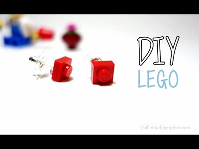 DIY Lego -  Aretes de lego - Super facil