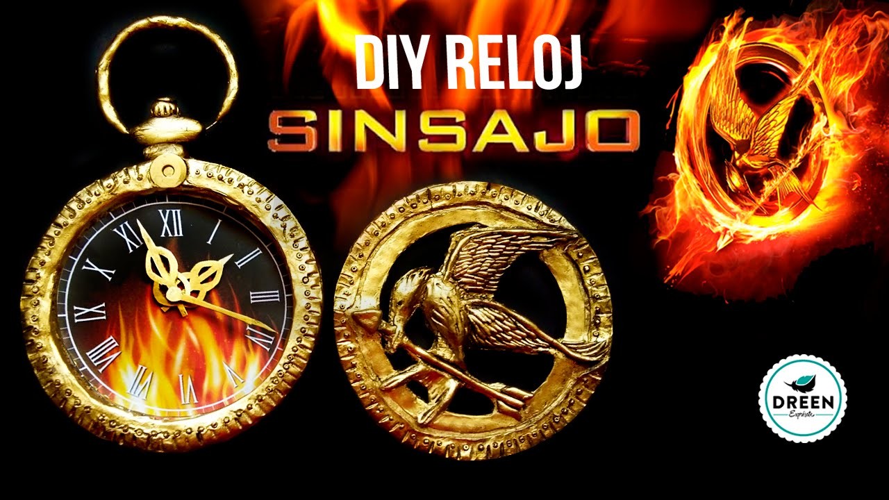 DIY Sinsajo reloj (los juegos del hambre) |DIY  Mockingjay (Hunger games) - DREEN
