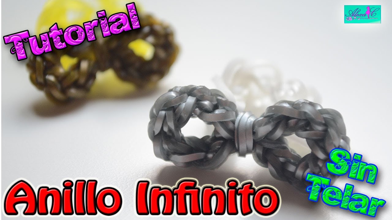 ♥ Tutorial: Anillo Infinito de gomitas (sin telar) ♥
