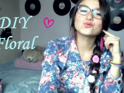 ACCESORIOS PARA EL CABELLO FLORALES  DIY❤