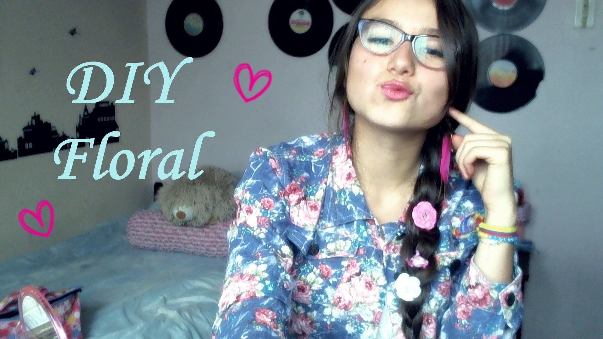 ACCESORIOS PARA EL CABELLO FLORALES  DIY❤