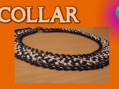 Collar plateado con cadena metalica | Collares Kumihimo | Tutorial | Es.Pandahall.com