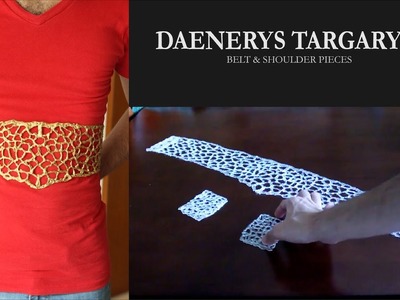 Cosplay Tutorial - Daenerys Targaryen's Belt (Hot glue accesories. Accesorios de silicón)