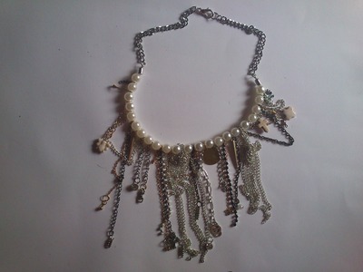 DIY: Collar perlas y varios tipos de cadena