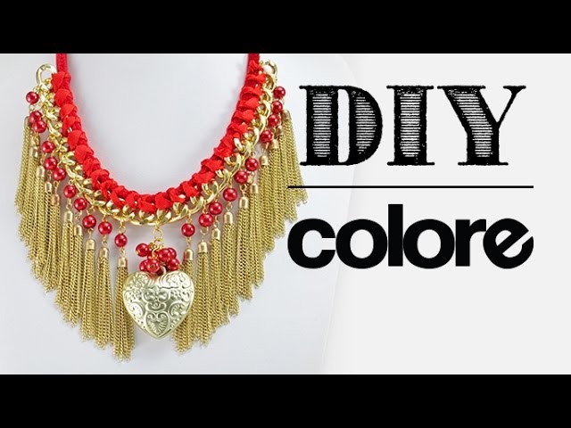 DIY: Collar con Cadena y Dije Corazón - Colore Accesorios