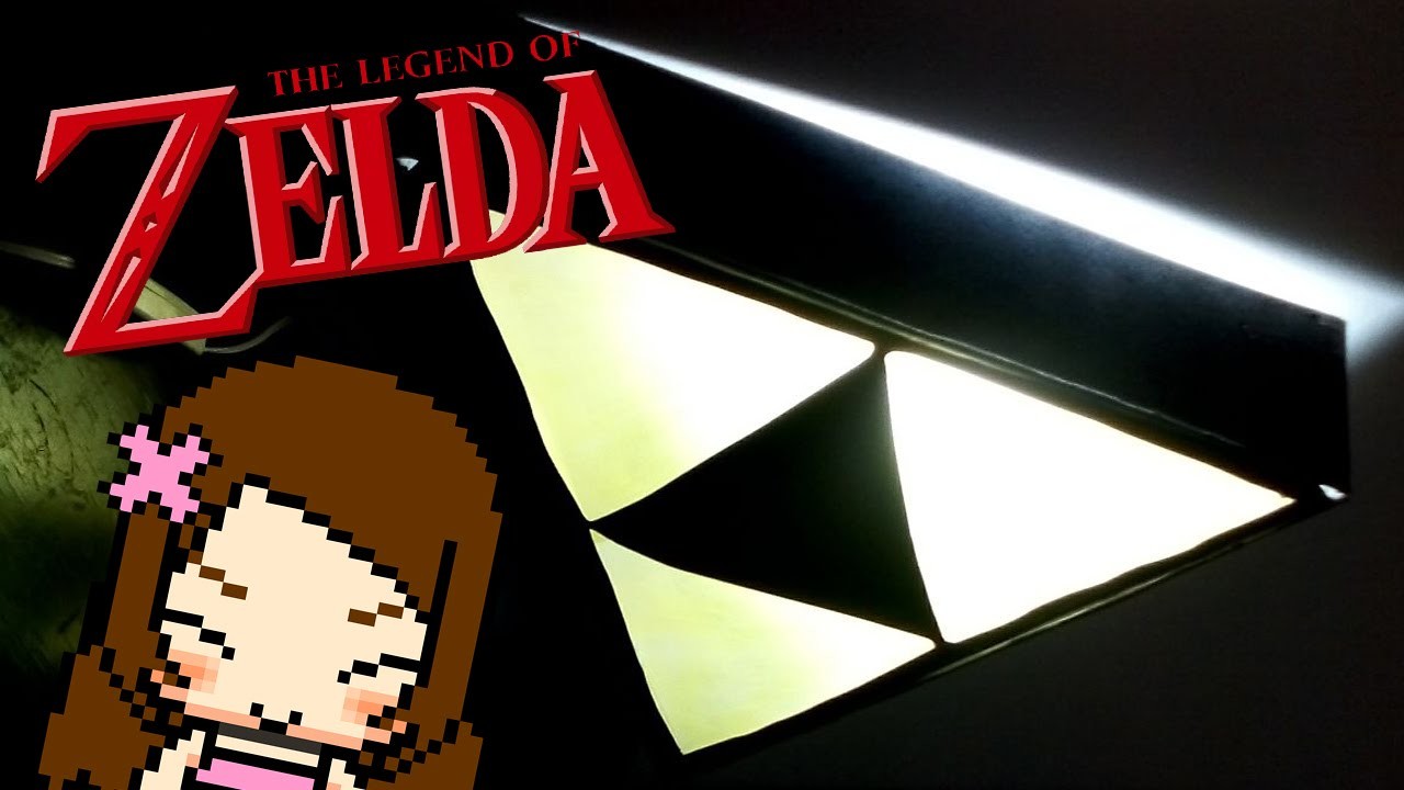 DIY: Triforce lamp-The Legend of Zelda- MafeGutierrez