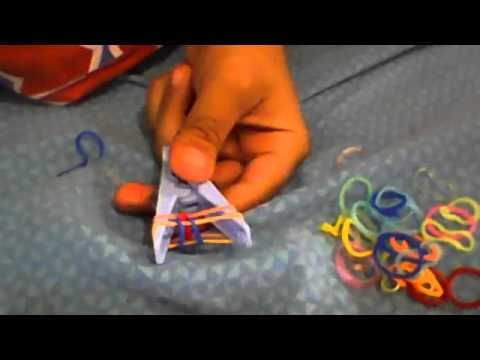 Como hacer pulseras de gomitas con pinza de la ropa. Diy-mike-