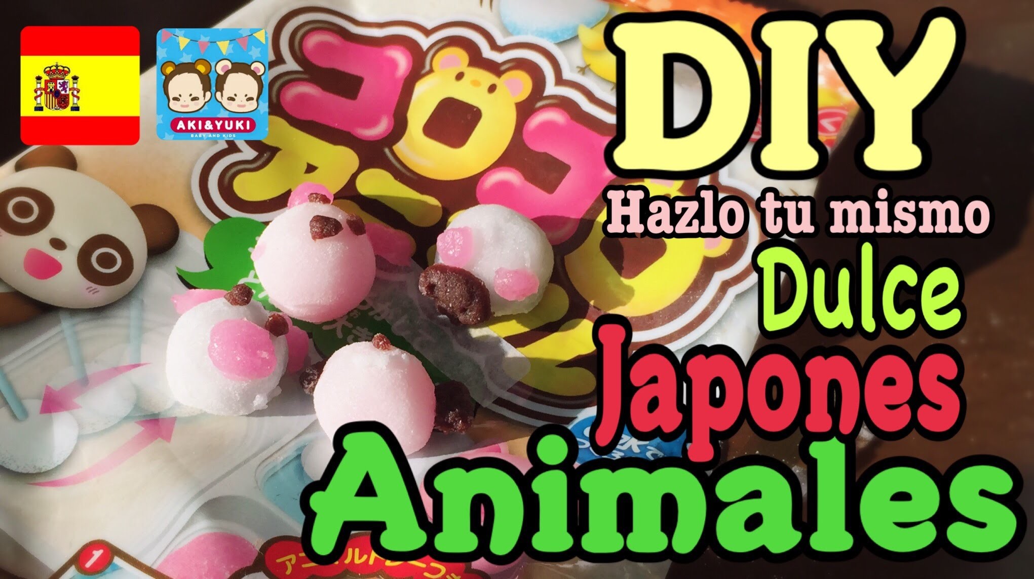 DIY Comida miniatura crea Animales de dulce japones Español manualidades niñas