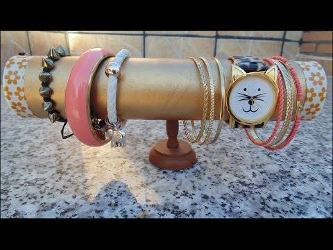 Organizador de pulseras y accesorios - DIY