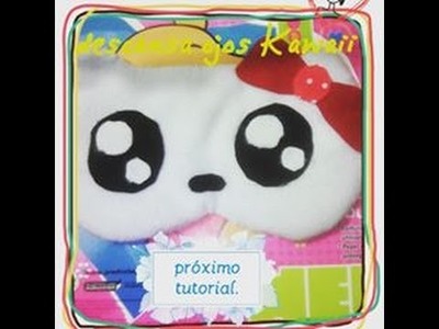 DIY-antifaz o descansa ojos hello kitty (kawaii)